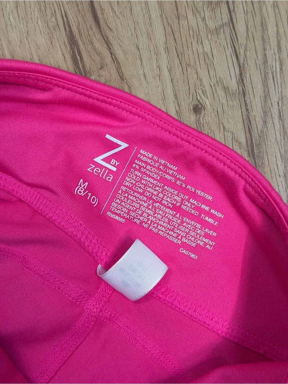 Zella Neon Pink Girls' Bike Shorts